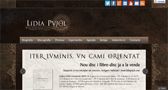 Desktop Screenshot of lidiapujol.com