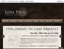 Tablet Screenshot of lidiapujol.com